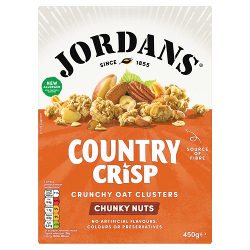 Jordans cereal Chunky Nut Country Crisp (British brand)