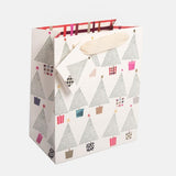Caroline Gardner Dotty Christmas Trees Medium Gift Bag