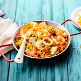 Picard Paella Alla Valenciana frozen meal 900g, imported from the UK