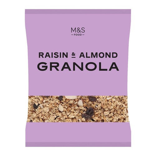 M&S Raisin Almond & Honey Granola 1kg, imported from the UK