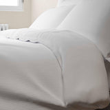 MS Pure Cotton Waffle Bedding Set King Size 5 ft White