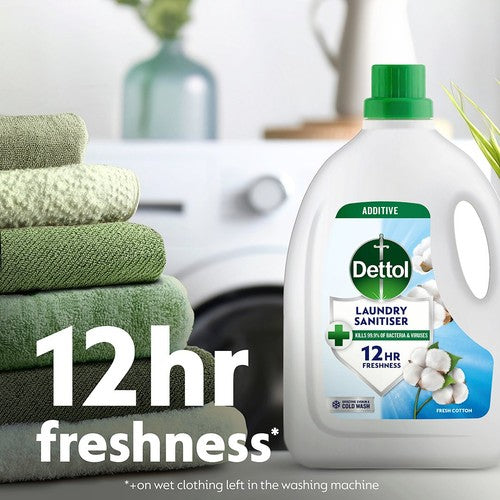 Dettol Antibacterial Laundry Cleanser Fresh Cotton 2.5L - British product