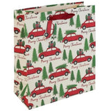 Christmas Car Kraft Medium Gift Bag