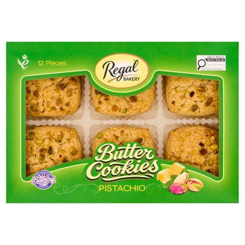Regal Pistachio Butter Cookies box (British brand)