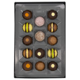 Hotel Chocolat Tipsy Truffles H-box with spirits and champagne, 14-piece chocolate box, UK version