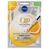 NIVEA Q10 Energy Anti-Wrinkle Face Sheet Mask