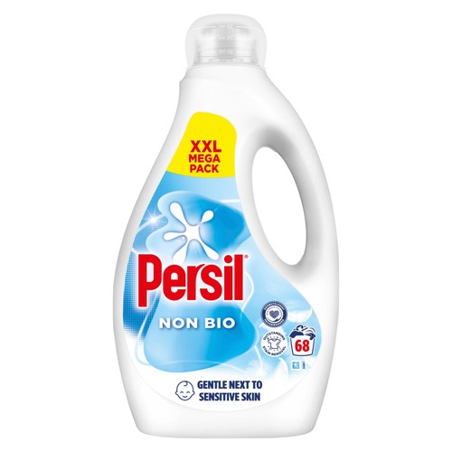 Persil Non Bio liquid laundry detergent 68 washes, imported from the UK