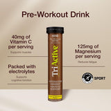 TriActive Pre-Workout Electrolyte Benefits Effervescent Ginger  Lemongrass
