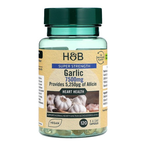 Holland  Barrett Super Strength Garlic 7500mg