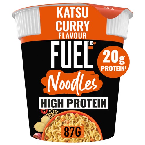 FUEL10K high protein katsu curry noodle pot (British brand)
