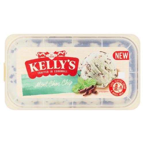 Kellys Cornish Mint Choc Chip Ice Cream