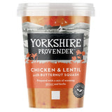 Yorkshire Provender Chicken  Lentil Soup with Butternut Squash