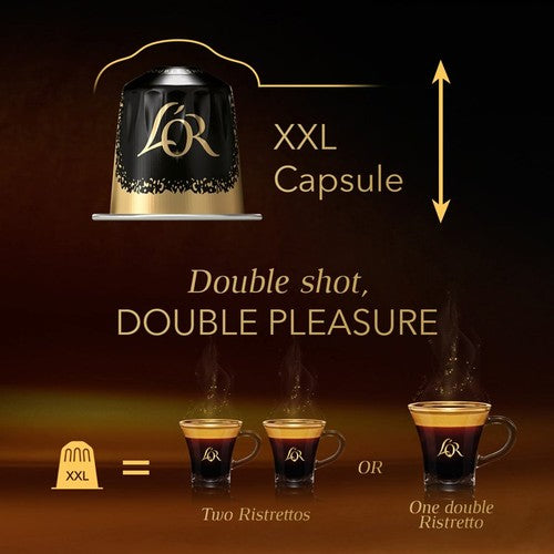 L'OR BARISTA Double Ristretto XXL Coffee Pods Intensity 11