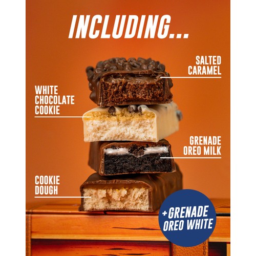 Grenade Fan Favourites protein bars selection 10x60g, UK version