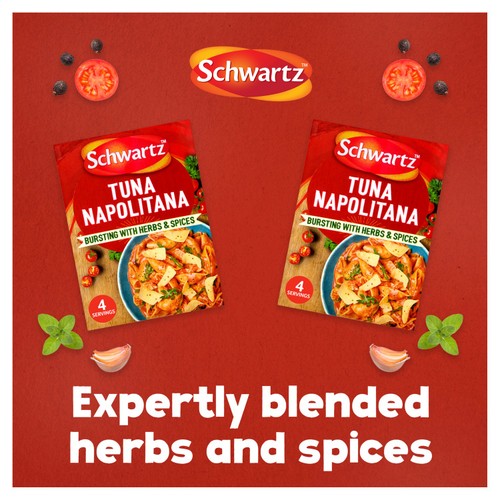 Schwartz Tuna Pasta Napolitana recipe mix 30g (British brand)