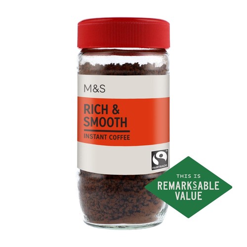 M&S Rich Roast instant coffee 100g, imported from the UK