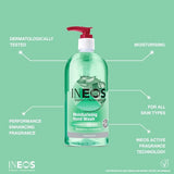 INEOS Hand Wash Cucumber Aloe Vera 500ml, imported from the UK