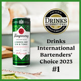 Tanqueray London Dry Gin & Tonic ready to drink can 250ml (British brand)