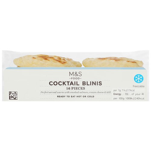 M&S cocktail blinis 112g - British product