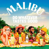 Malibu Original White Rum Coconut Flavour 70cl bottle, imported from the UK