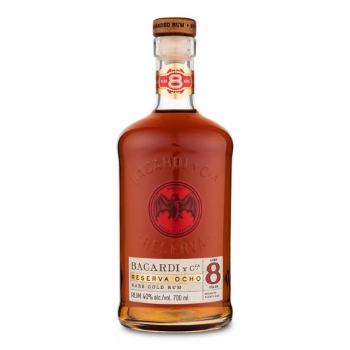 Bacardi Reserva 8 Year Old Rum 70cl - British product