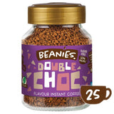 Beanies double chocolate flavour instant coffee 50g - British product