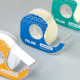 MILAN Blister pack 2 shiny transparent adhesive tapes 19 mm x 33 m