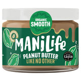 ManiLife organic smooth peanut butter - British product