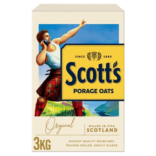 Scott's Original Porridge Oats 3kg (British brand)