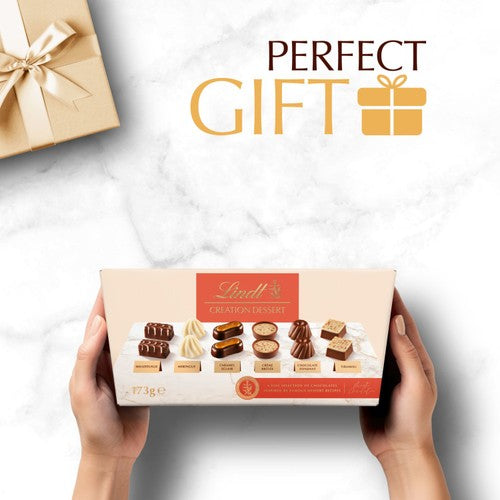 Lindt Creation Dessert Assortment chocolate box 173g, UK version