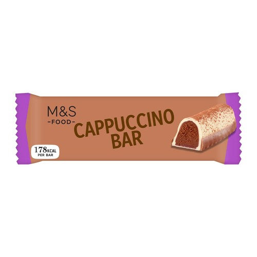 M&S Cappuccino chocolate bar 31g, imported from the UK