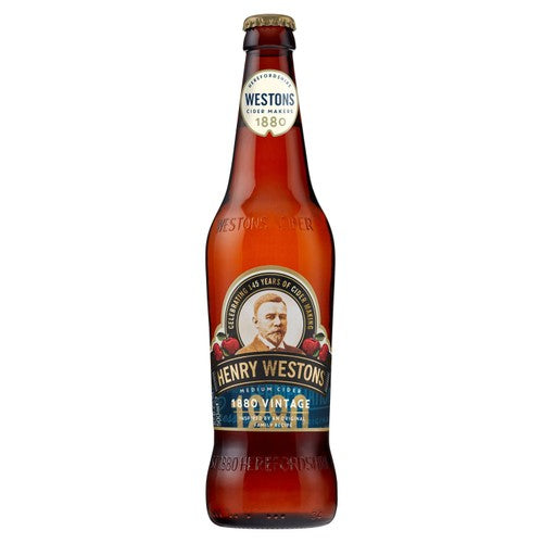 Henry Weston vintage cider 500ml, UK version