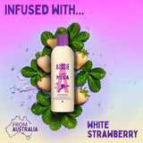 Aussie Mega White Strawberry shampoo 300ml - British product