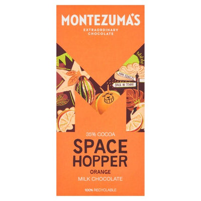 M&S Montezuma's Milk Chocolate and Orange Chocolate Bar 90g- Buy online at McGrocer