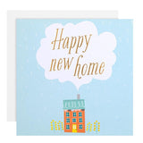 MS House  Cloud Happy New Home Card