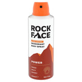 Rock Face Power deodorant body spray 200ml, UK version