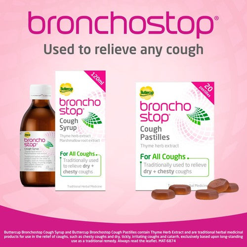 Broncho-Stop Cough Pastilles 20 Pastilles - British product