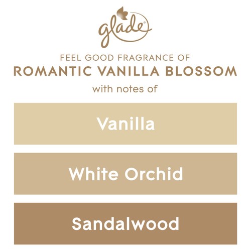 Glade Small Scented Candle, Vanilla