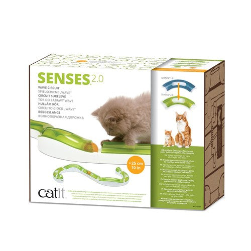 Catit Senses 2.0 Wave Circuit interactive cat toy - British product