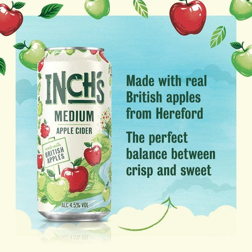Inch's apple cider 10 x 440ml cans, UK version