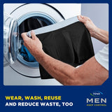 TENA Men Washable Incontinence Boxer Black Size Large (British brand)