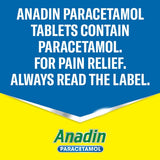 Anadin paracetamol pain relief tablets 16s - British product