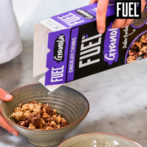 FUEL 10K Chocolate Chunks Protein Granola Breakfast Cereal