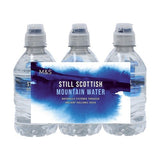 M&S Scottish Mountain Water 6 x 300ml, imported from the UK