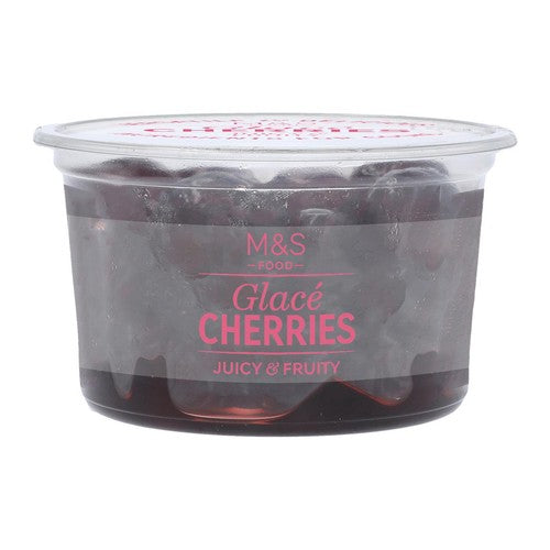 M&S glacé cherries 200g, imported from the UK