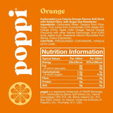 Poppi Orange Soda cans 330ml (British brand)