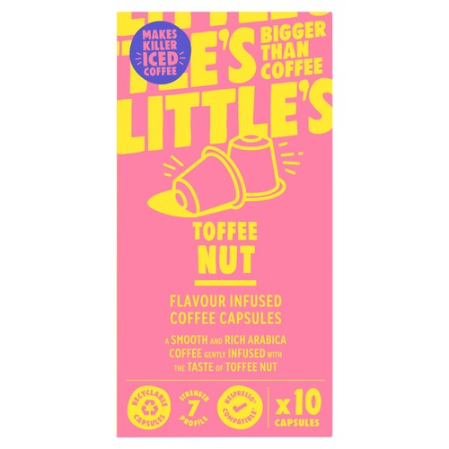 Little's Toffee Nut coffee capsules 10 pack, UK version