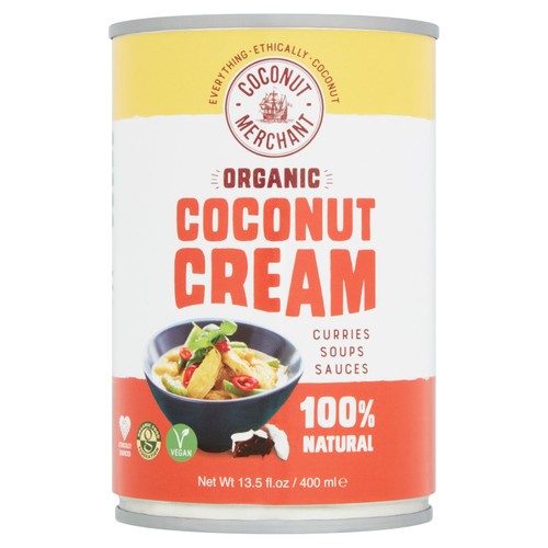Coconut Merchant Organic Coconut Cream 400ml - British product