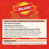 Walkers Masala Chicken Flavour crisps 150g (British brand)