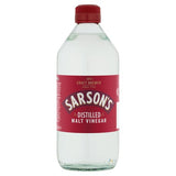 Sarson's distilled malt vinegar in glass bottle (British brand)